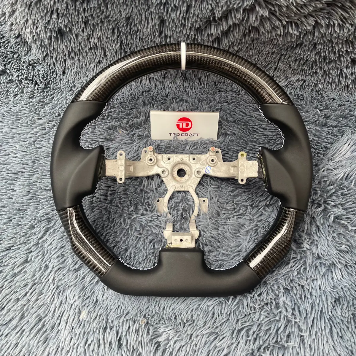 Black Carbon Fiber Steering Wheel For Nissan 2009-2016 Gtr | Ttd Craft 1