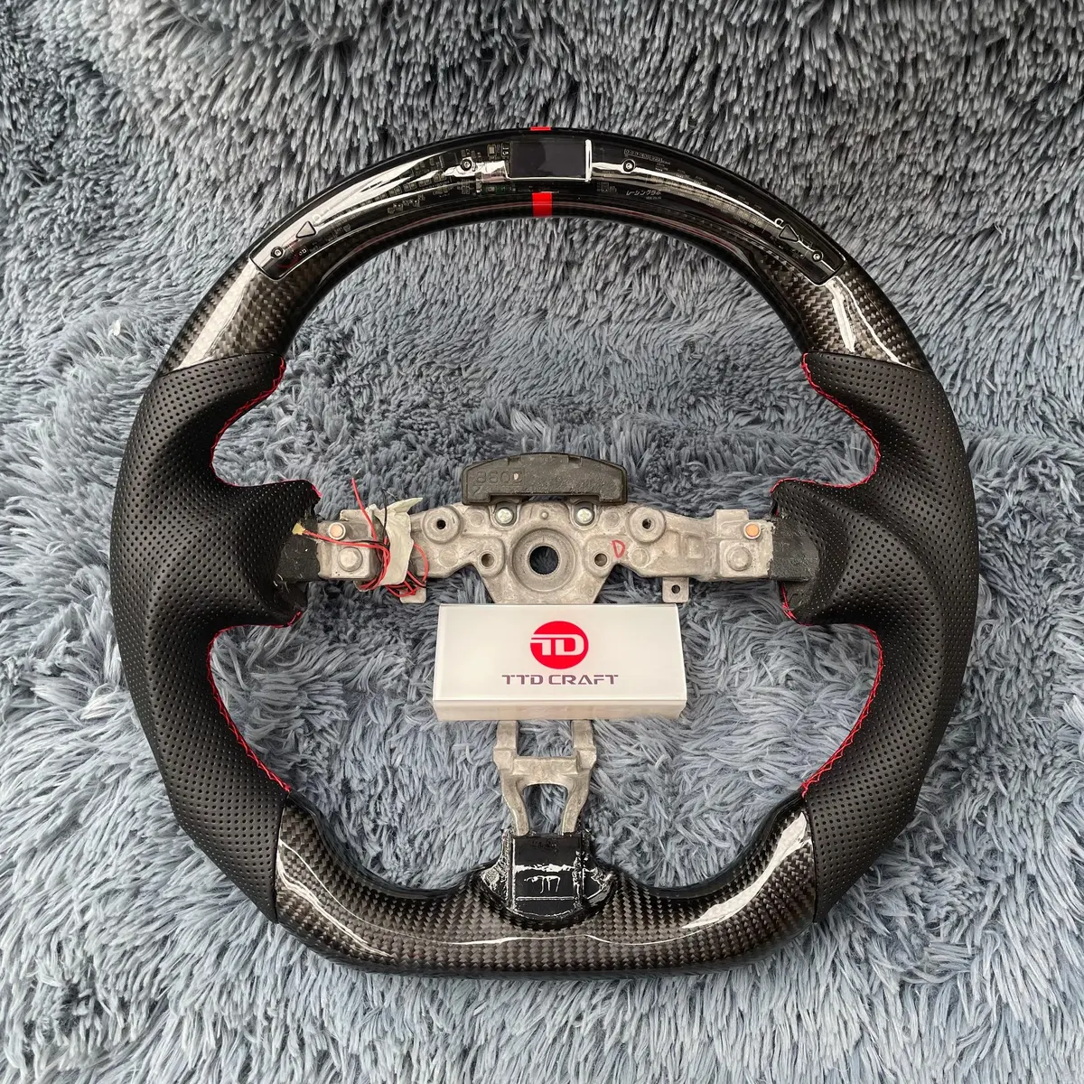 Led Carbon Fiber Steering Wheel For Nissan 2010-2019 Juke | Ttd Craft 1