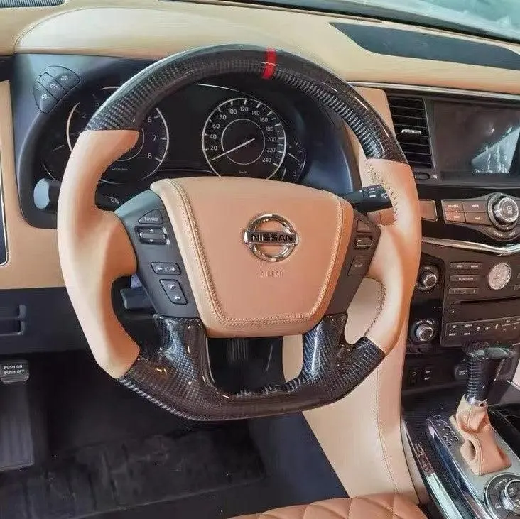 Nissan 2013-2024 Armada Carbon Fiber Steering Wheel | Ttd Craft 1