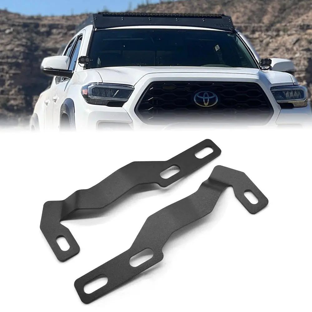 2016-2020 Toyota Tacoma Hood Ditch Light Mounting Brackets 1