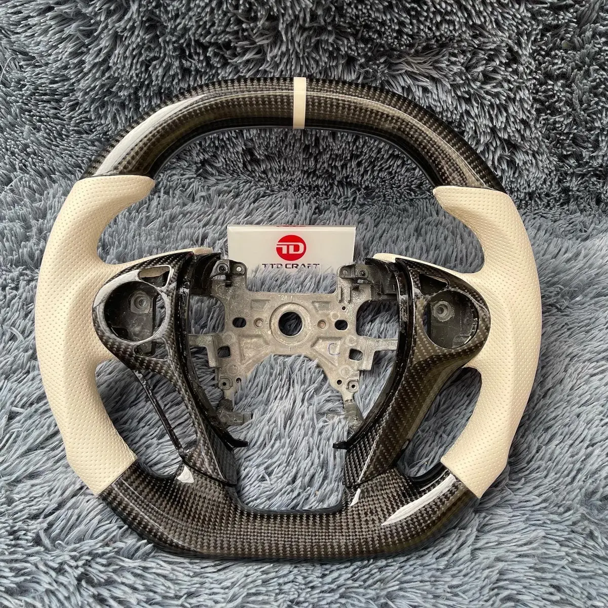 Carbon Fiber Steering Wheel For Honda Accord Ix 2013-2017 | Ttd Craft 1