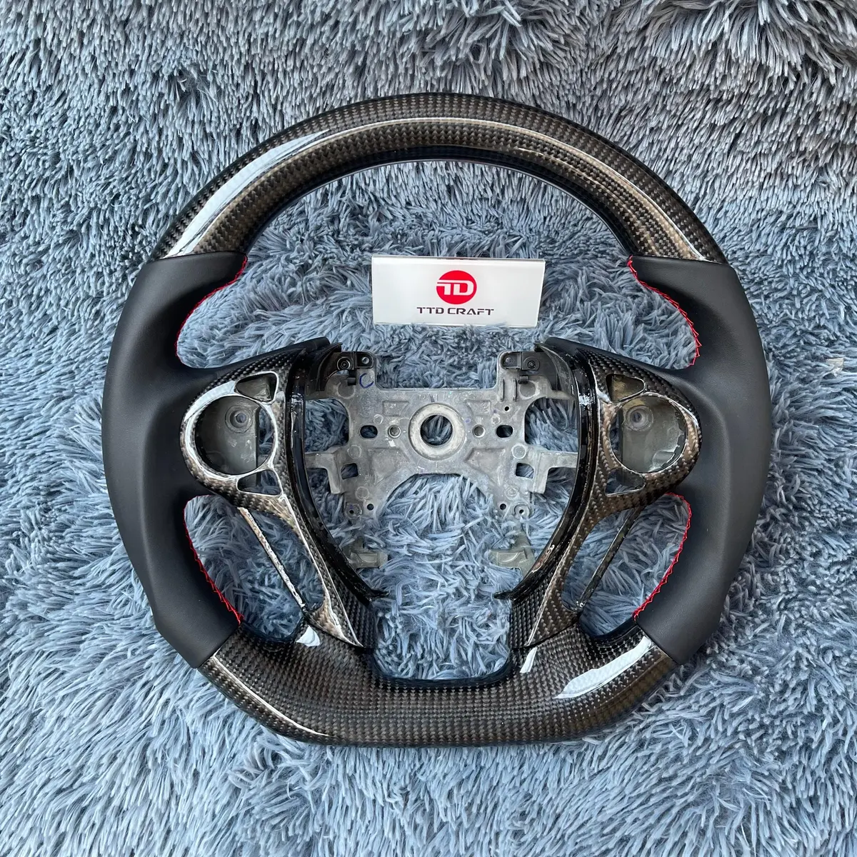 Real Carbon Fiber Steering Wheel For Honda Accord 2013-2017 | Ttd Craft 1
