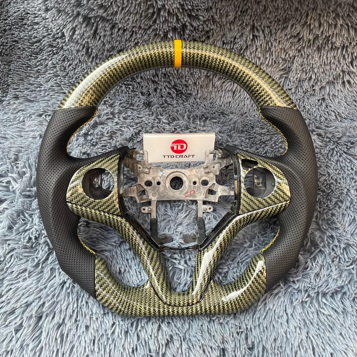 Honda 2015-2020 Fit Vezel City Carbon Fiber Steering Wheel | Ttd Craft 1