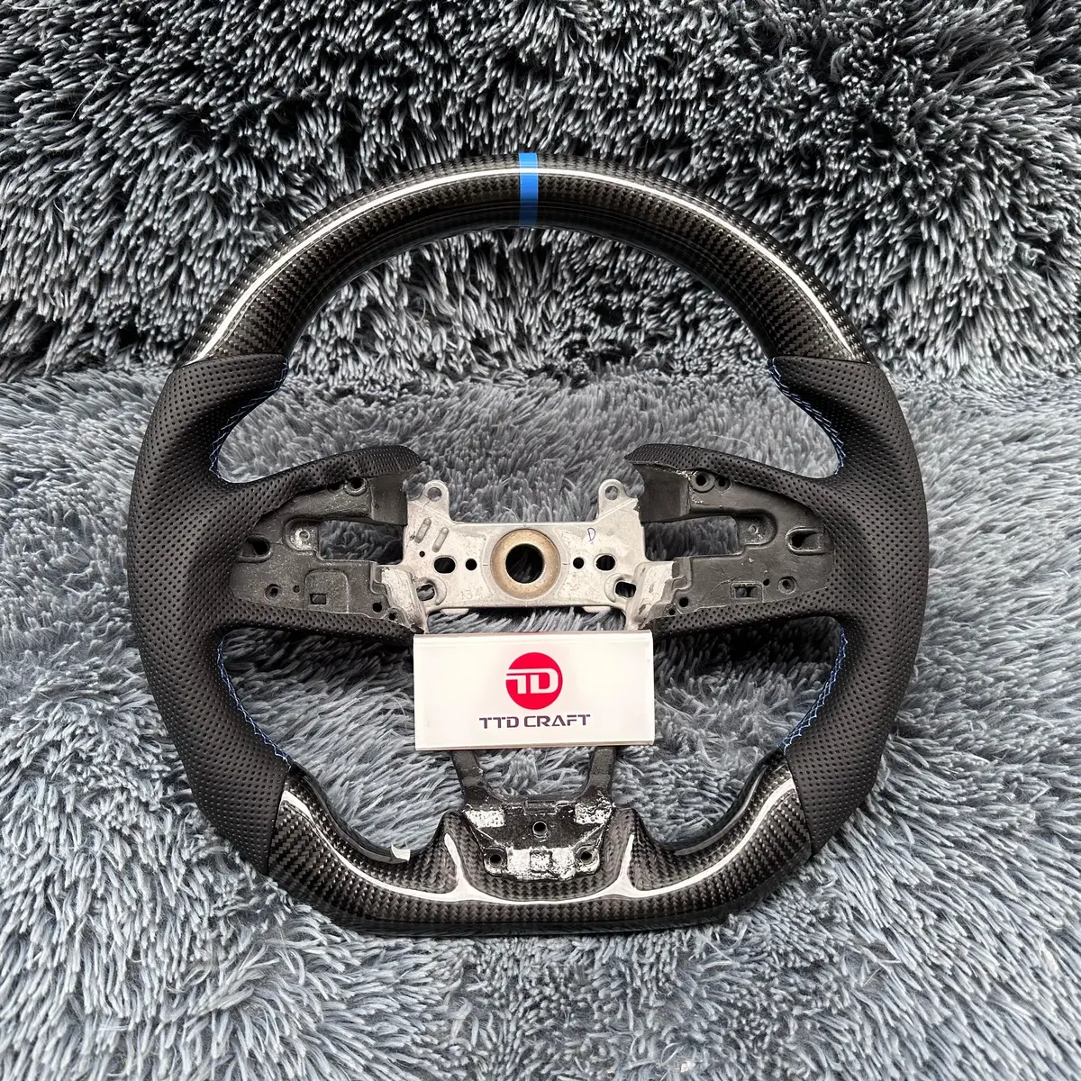 Custom Carbon Fiber Steering Wheel For 2016-2021 Honda Civic Type R | Ttd Craft 1