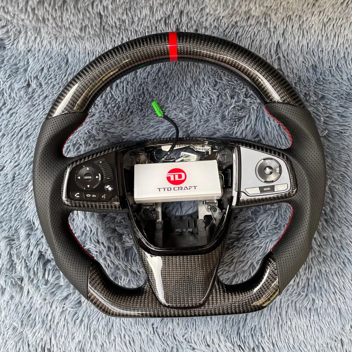 Carbon Fiber Steering Wheel For Honda 2017-2018 Crv | Ttd Craft 1