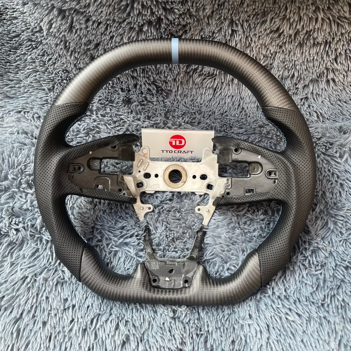Custom Honda 10Th Gen Civic Carbon Fiber Steering Wheel  | Ttd Craft 1