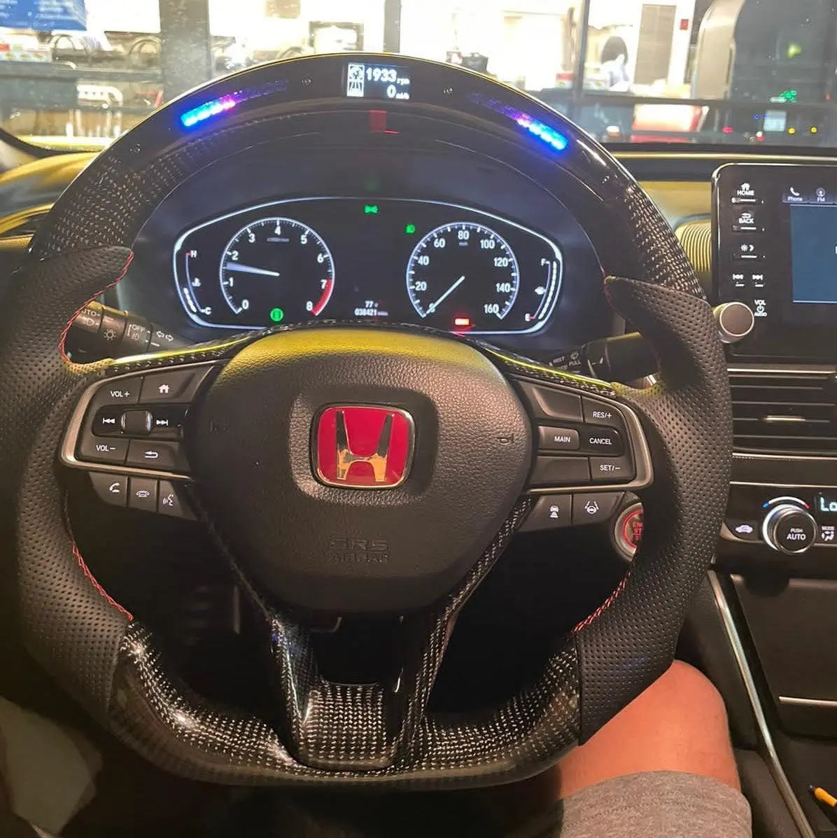 Carbon Fiber Steering Wheel For 10Th Gen Honda 2018-2022 Accord / Insight |Ttd Craft 1