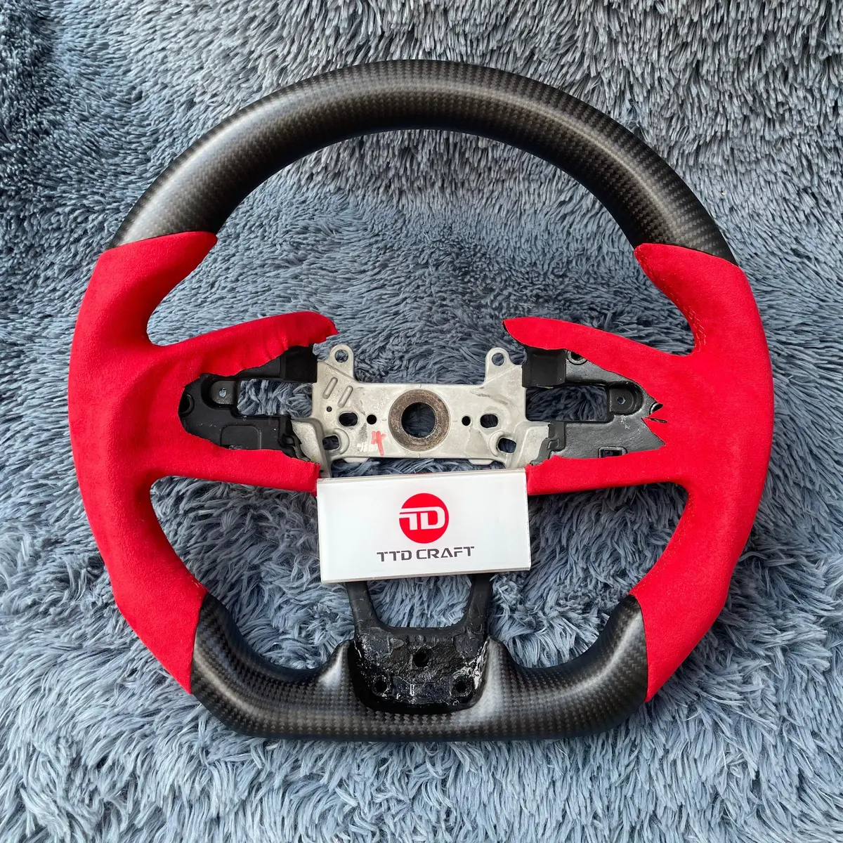 Honda 2016-2021 Civic Fk7 Carbon Fiber Steering Wheel  | Ttd Craft 1