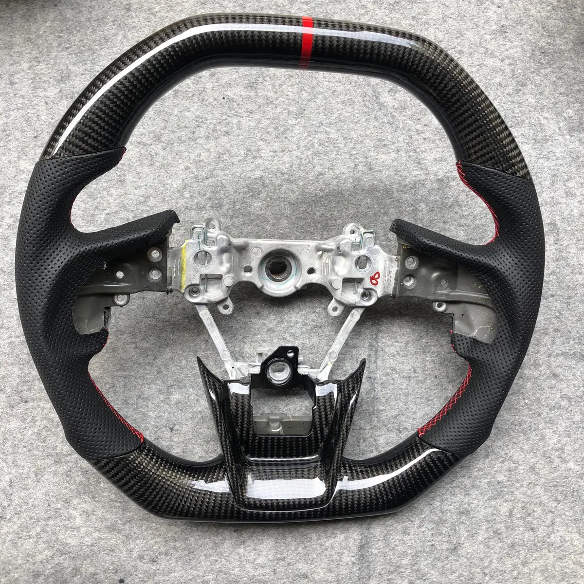 Flat Design For Subaru 2018-2025 Legacy Carbon Fiber Steering Wheel |Ttd Craft 1