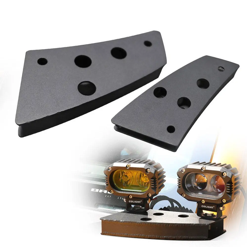 2021-2024 Ford Bronco Dual A-Pillar Led Ditch Lights Mounting Brackets(2Pcs/Set) 1