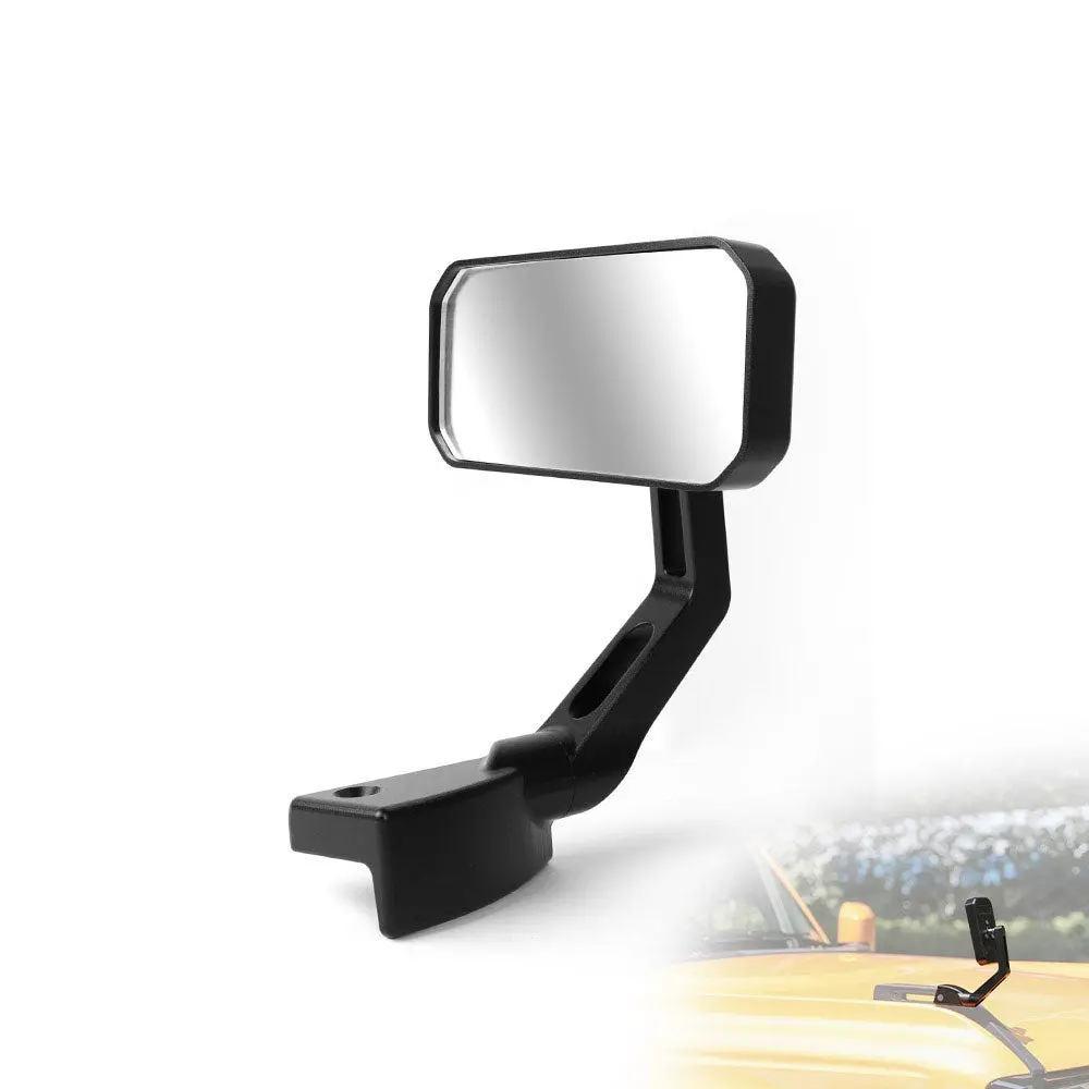 2021-2024 Ford Bronco Hood Mounted Rearview Blind Spot Mirror 1