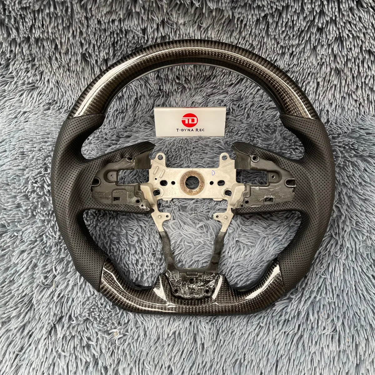 Ttd Craft 10Th Gen Honda 2016-2021 Civic Carbon Fiber Steering Wheel 1