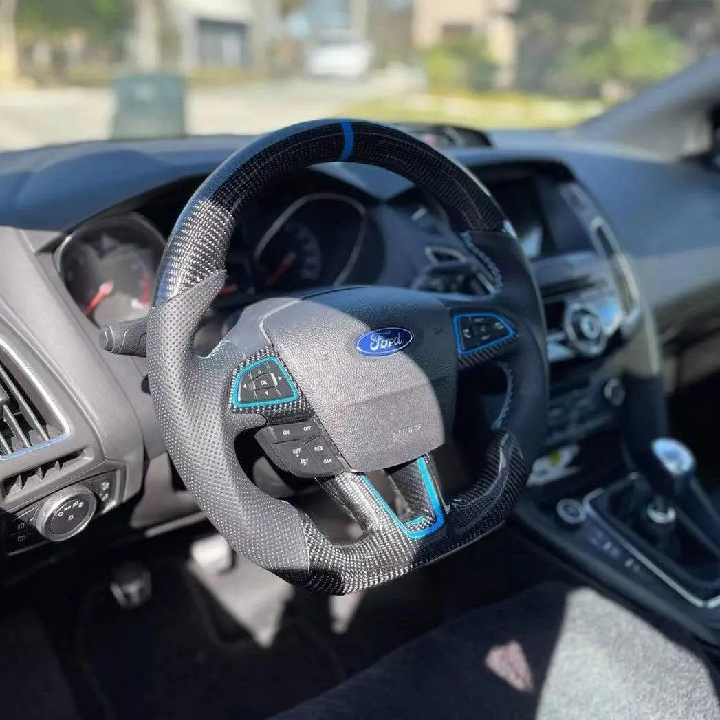 Ttd Craft Ford 2015-2018 Focus Mk3 Rs/St Carbon Fiber Steering Wheel 1
