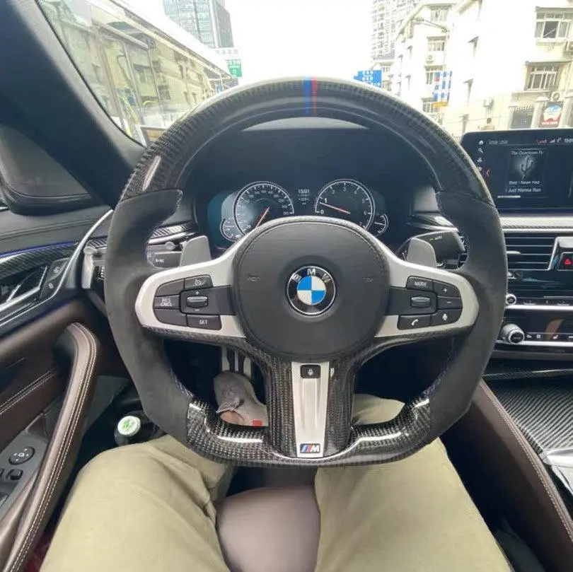 Ttd Craft Bmw G30 G31 G32 G38 G05 G07 X3m F90 M8 G29 Carbon Fiber Steering Wheel 1