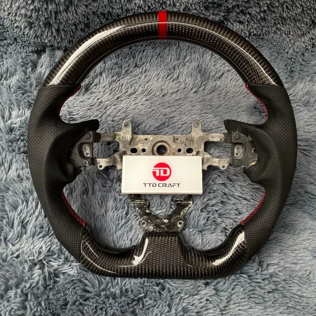 Custom Honda Civic 2012-2015 Carbon Fiber Steering Wheel | Ttd Craft 5