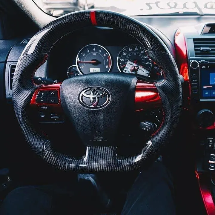 Ttd Craft Toyota 2009-2013 Corolla S Carbon Fiber  Steering Wheel 1