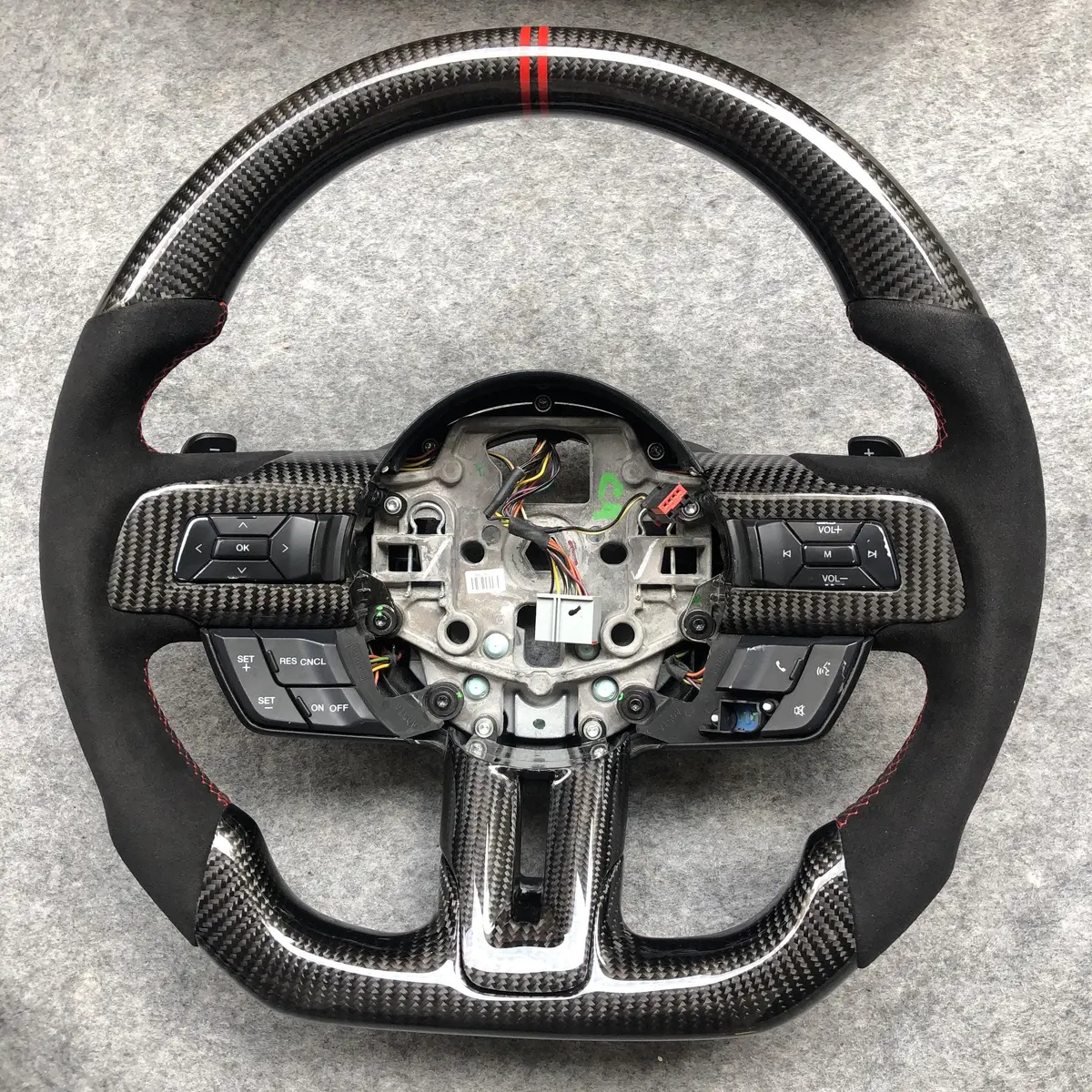 Ttd Craft Ford 2018-2023 Mustang Carbon Fiber Steering Wheel 8