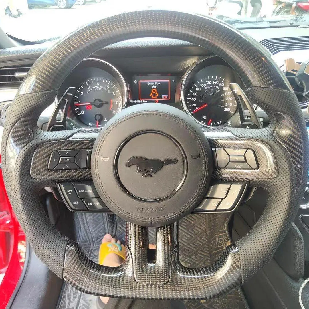 Ttd Craft Ford 2018-2023 Mustang Carbon Fiber Steering Wheel 7