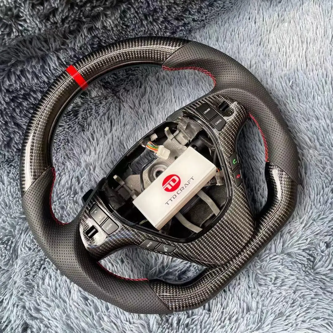 Ttd Craft Hyundai 2009-2016 Genesis Coupe Carbon Fiber Steering Wheel 2