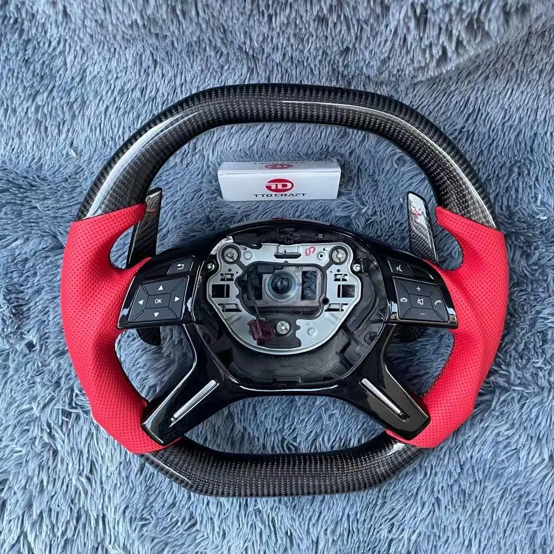 Ttd Craft  Mercedes 2013-2018 G63 Carbon Fiber Steering Wheel 1
