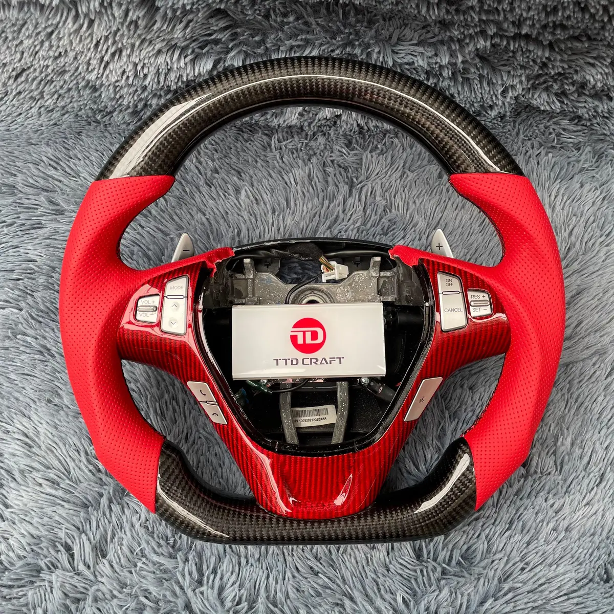 Ttd Craft Hyundai 2009-2016 Genesis Coupe Carbon Fiber Steering Wheel 2