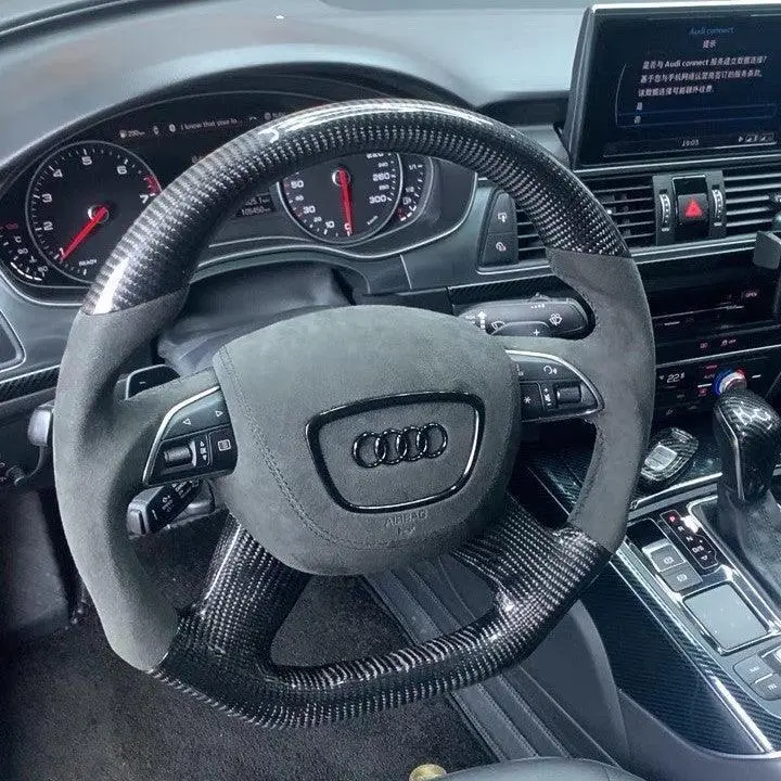 Ttd Craft Audi A3 A4 A6 A8 Q5 Q7 S4 S6 Carbon Fiber Steering Wheel 3
