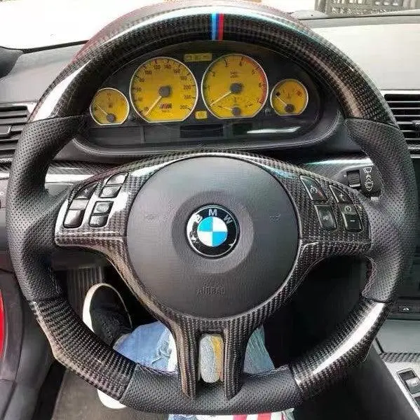 Ttd Craft Bmw M3 E46 325I 330I / M5 E39 / X5 E53 Carbon Fiber Steering Wheel 1