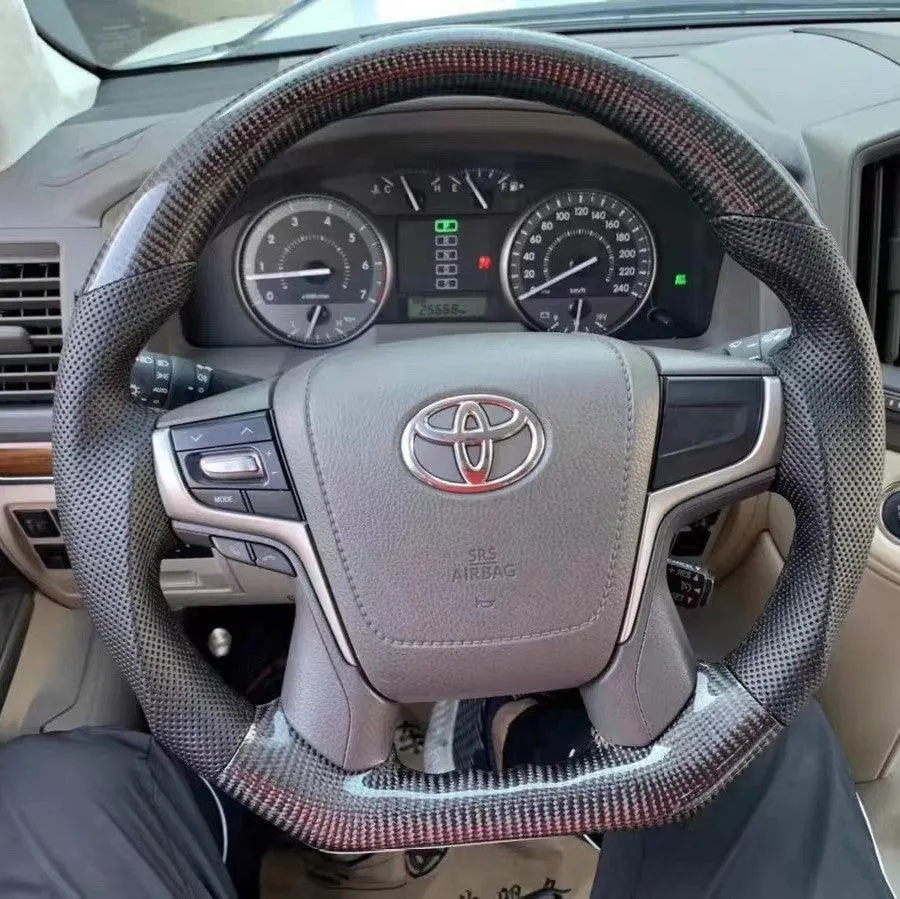 Ttd Craft Toyota 2018-2022 Prado/ Landcruiser Carbon Fiber Steering Wheel 1