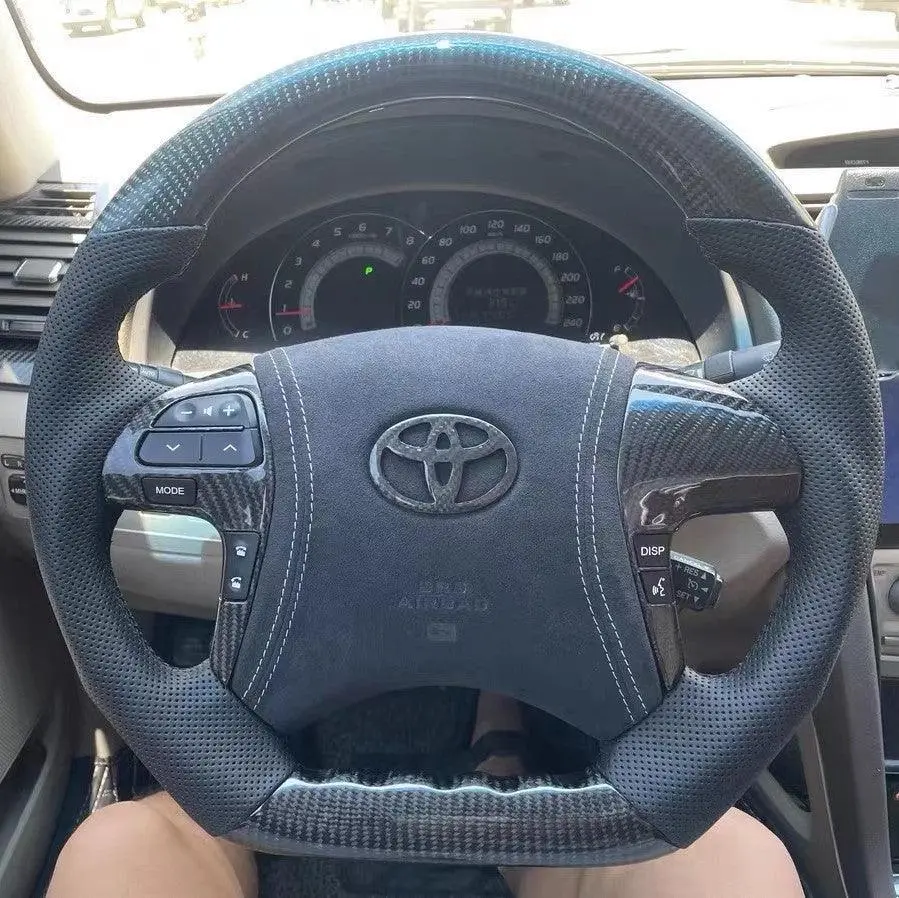 Ttd Craft Toyota 2006-2012 Camry / 2012-2014 Vigo Carbon Fiber Steering Wheel 6