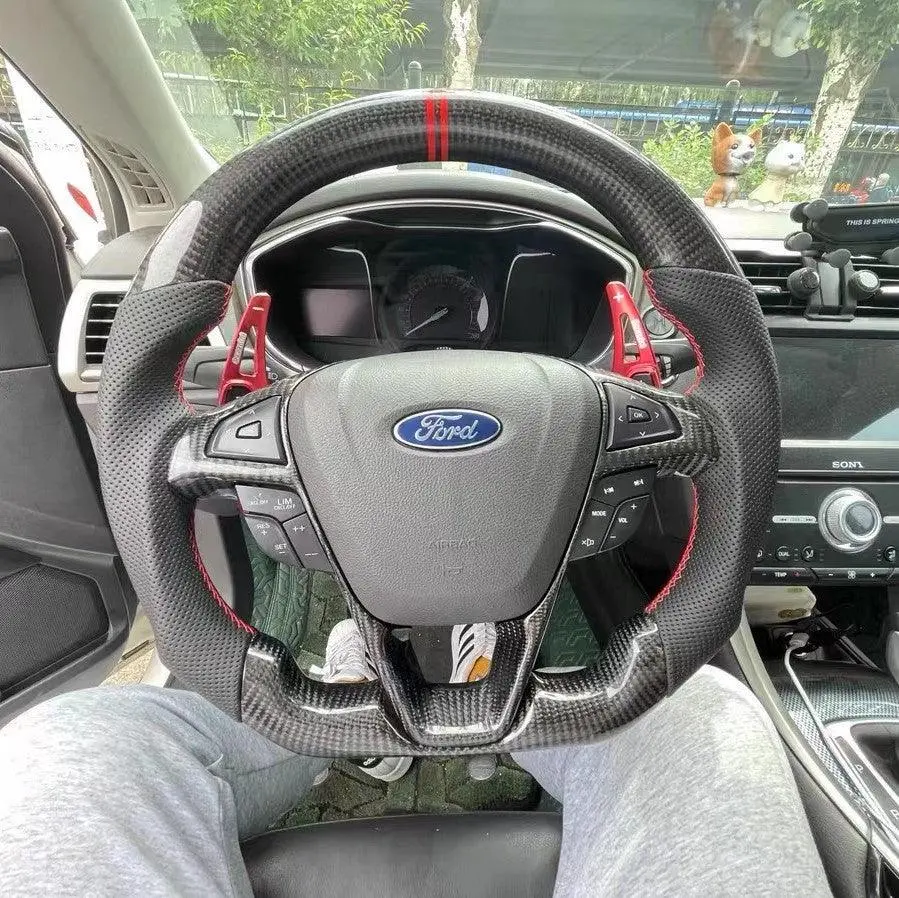 Ttd Craft Ford 2013-2020 Fusion / Mondeo / Edge Carbon Fiber Steering Wheel 1