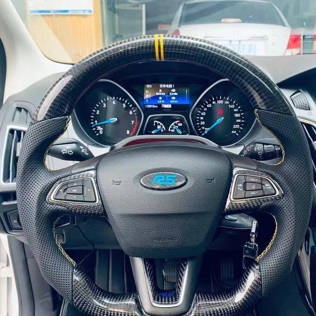 Ttd Craft Ford 15-18 Kuga Escape Carbon Fiber Steering Wheel 1