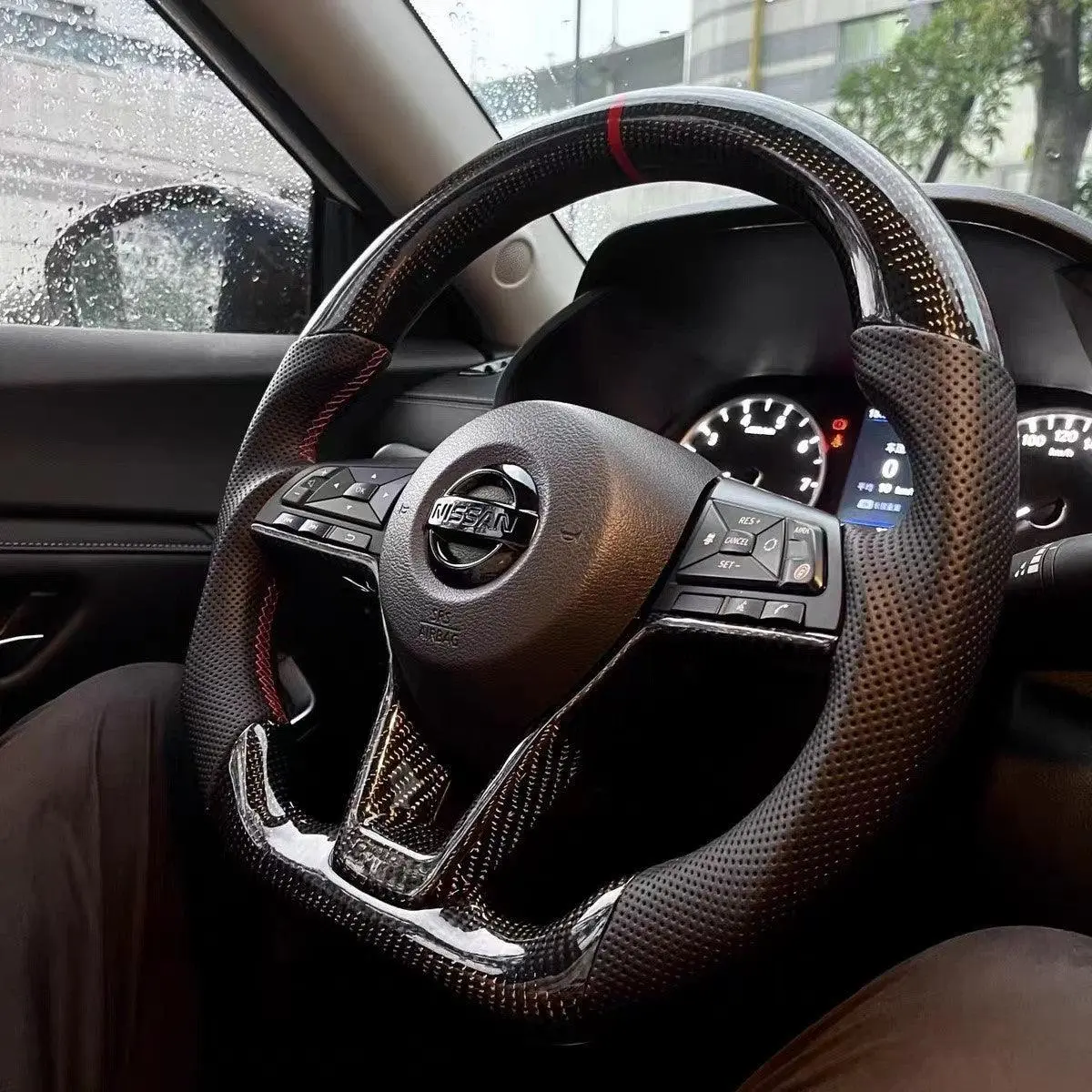 Ttd Craft Nissan 2019-2025 Altima Versa Sentra Carbon Fiber Steering Wheel 2
