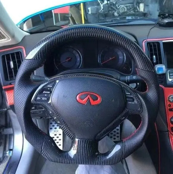 Ttd Craft Infiniti 2008-2010 Ex35 Carbon Fiber Steering Wheel 1