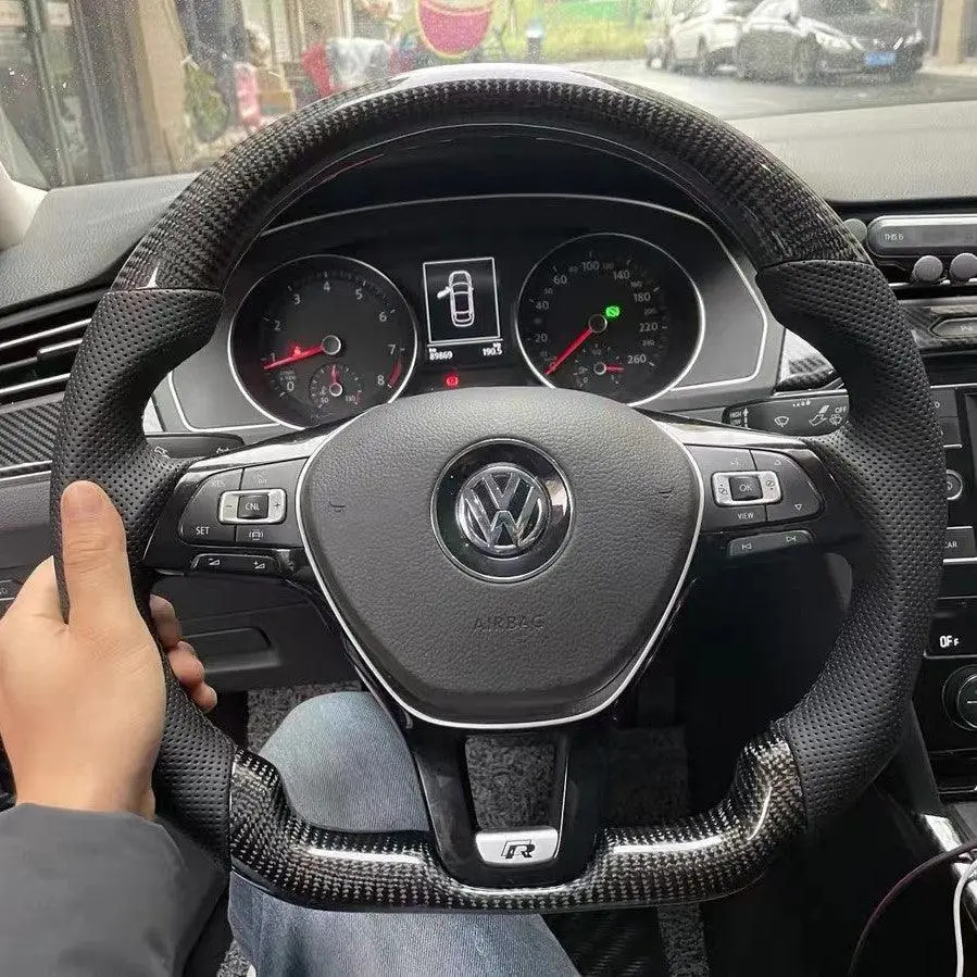 Ttd Craft Vw 2015-2019 Jetta Carbon Fiber Steering Wheel 1