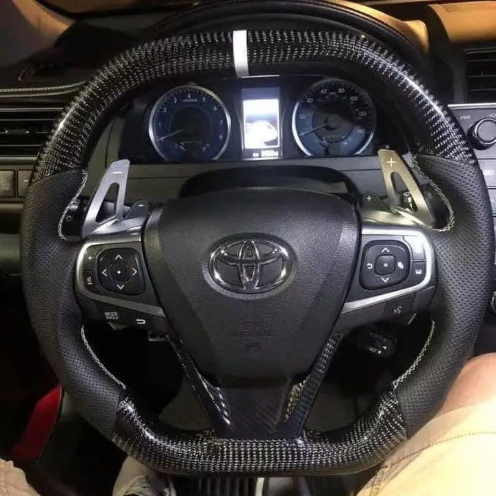 Ttd Craft Toyota 2014-2017 Camry 2013-2018 Harrier Carbon Fiber Steering Wheel 1