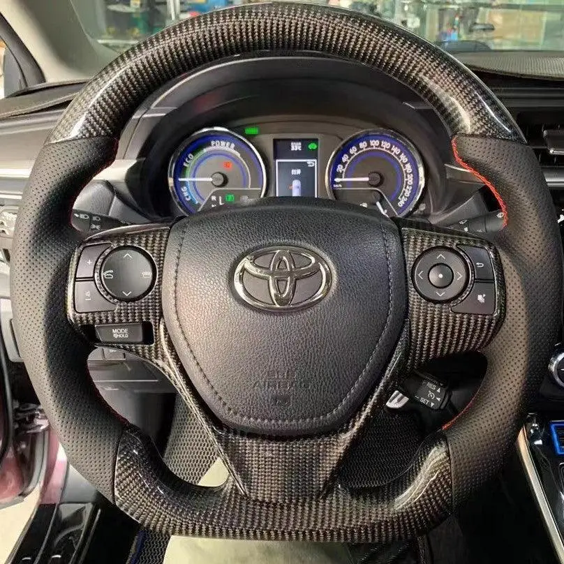 Ttd Craft Toyota 2014-2018 Corolla / 2013-2018 Rav4 Carbon Fiber Steering Wheel 1