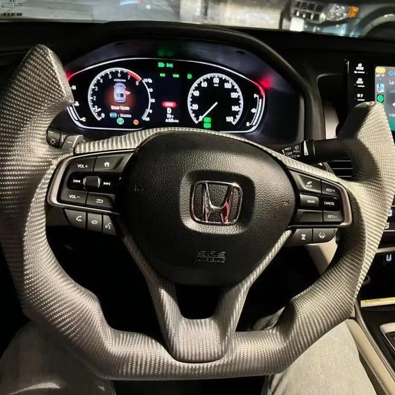 Custom Carbon Fiber Steering Wheel For Honda 2018-2022 Accord / Insight |Ttd Craft 1