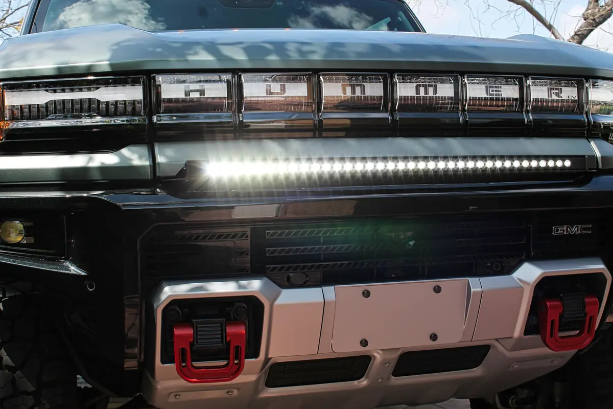 2022+ Gmc Hummer Ev Bumper 40In Light Bar - Slim 1