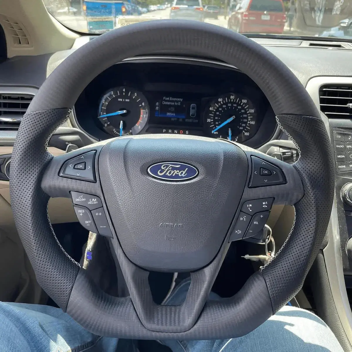 Ttd Craft Ford 2013-2020 Fusion / Mondeo / Edge Carbon Fiber Steering Wheel 1