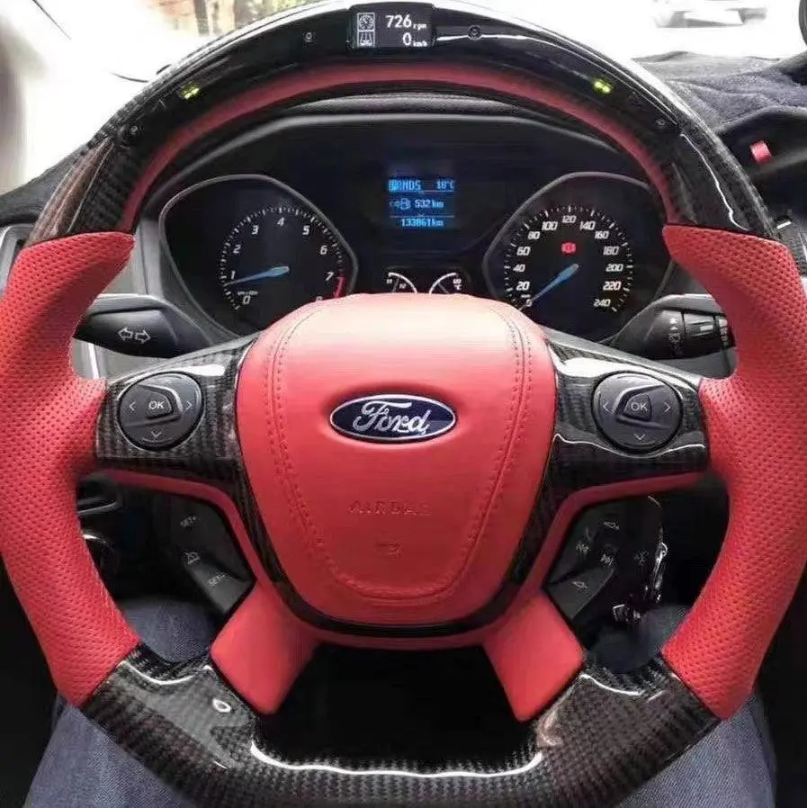 Ttd Craft Ford 2012-2014 Focus C-Max Carbon Fiber Steering Wheel 1