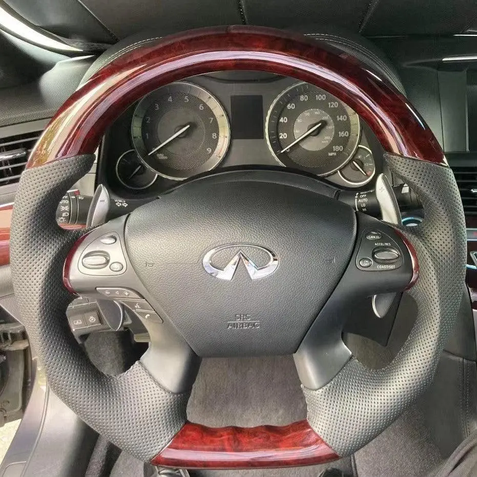 Ttd Craft Nissan 2015-2024 Murano /Pathfinder Wooden Steering Wheel 1