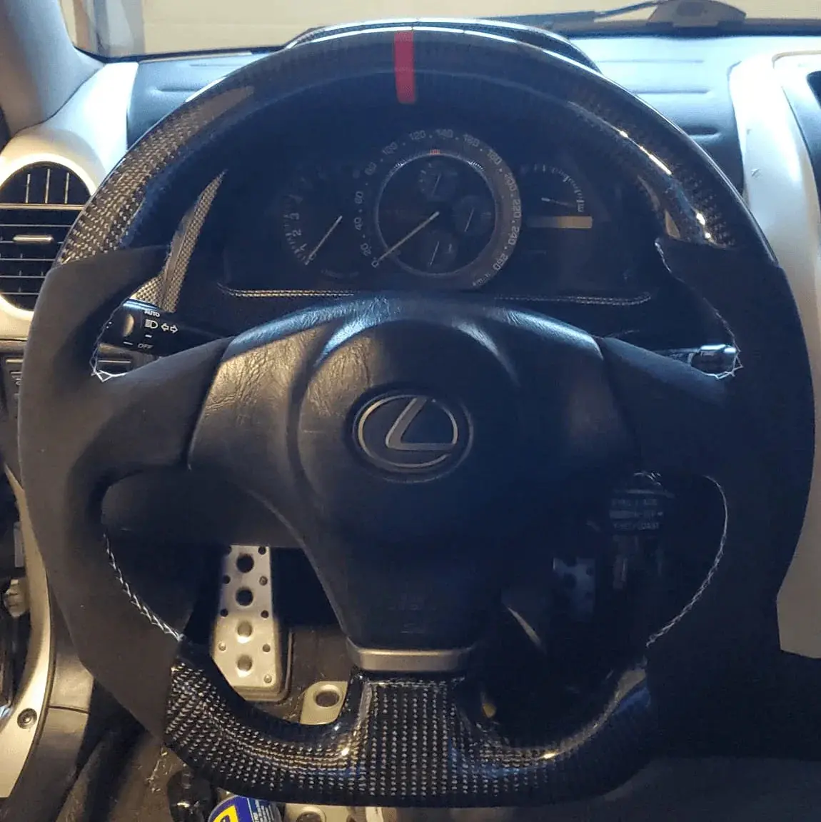 Ttd Craft Lexus 2001-2005 Is300 Carbon Fiber Steering Wheel 1