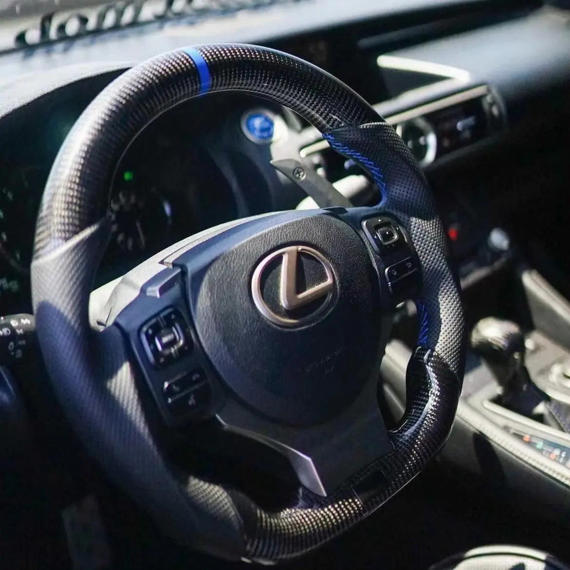 Ttd Craft Lexus 2014-2025 Is 250 350 300 Ct200h Nx 200T Rc Rcf Sport Carbon Fiber Steering Wheel 1