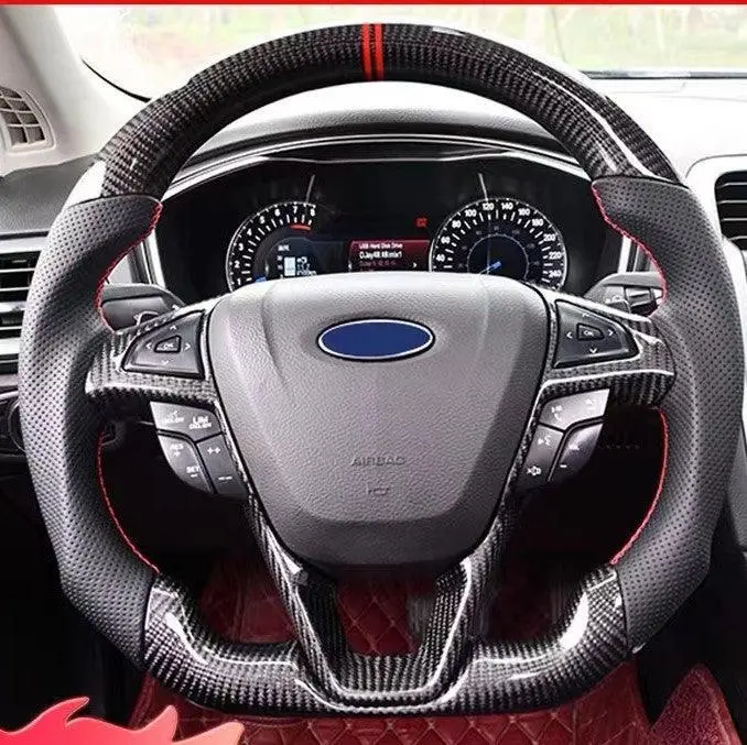 Ttd Craft Ford 2013-2020 Fusion / Mondeo / Edge Carbon Fiber Steering Wheel 1