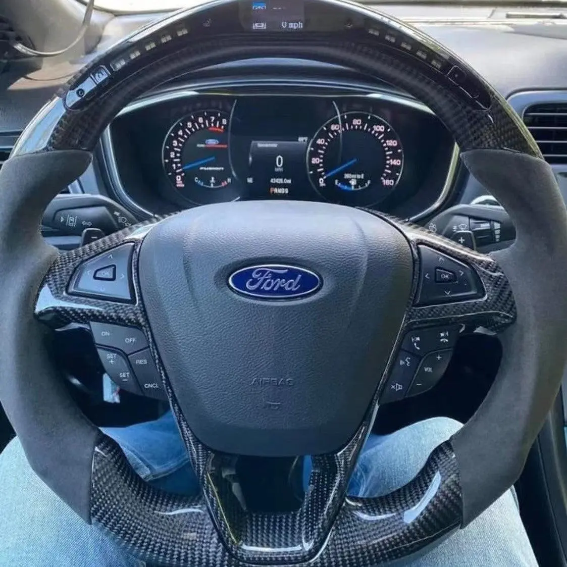 Ttd Craft Ford 2013-2020 Fusion / Mondeo / Edge Carbon Fiber Steering Wheel 1