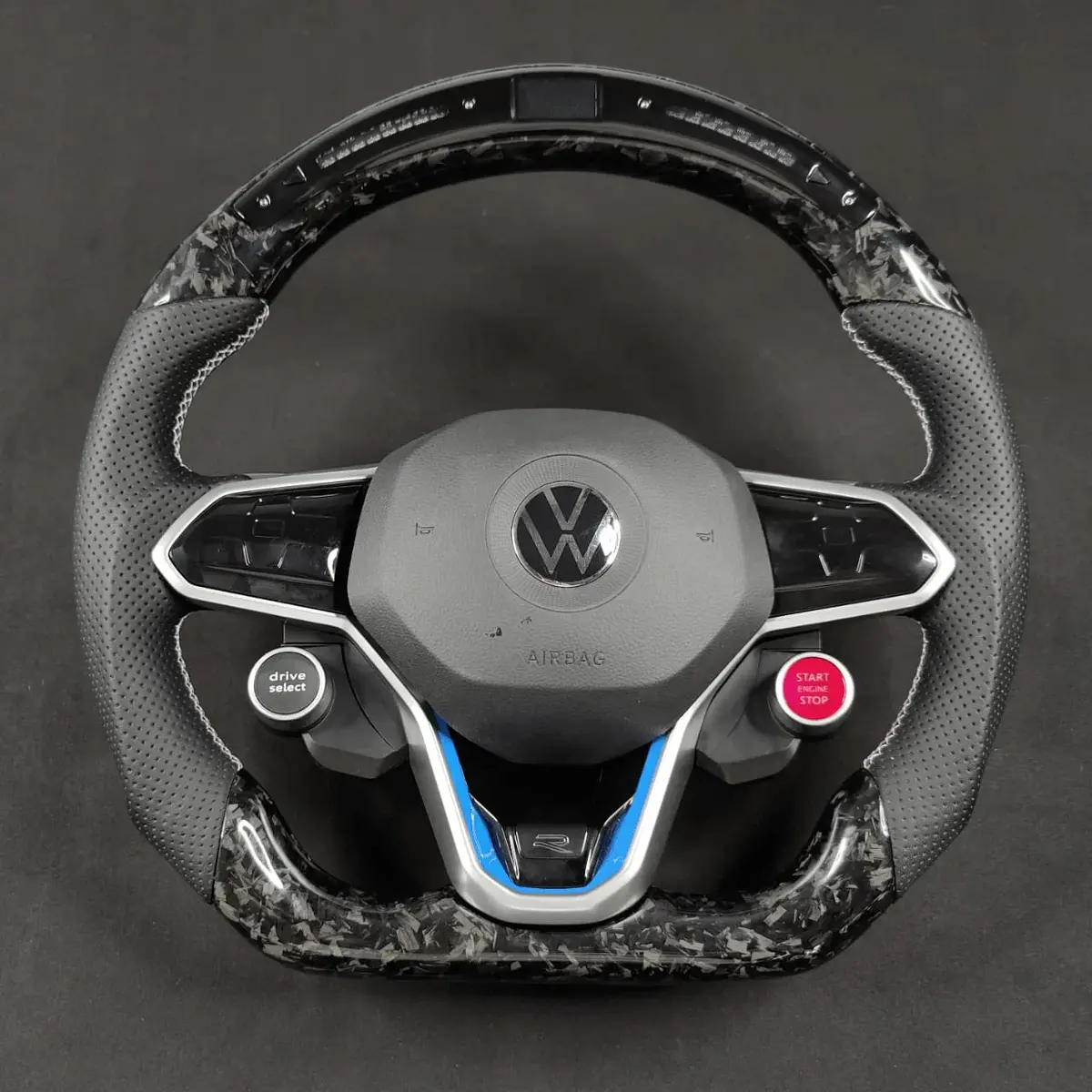 Ttd Craft Vw Atlas 2020-2025 Cross Sport Carbon Fiber Steering Wheel 2