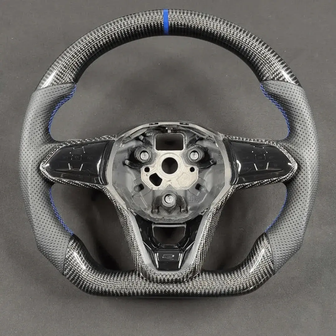 Ttd Craft Vw Atlas 2020-2025 Cross Sport Carbon Fiber Steering Wheel 4