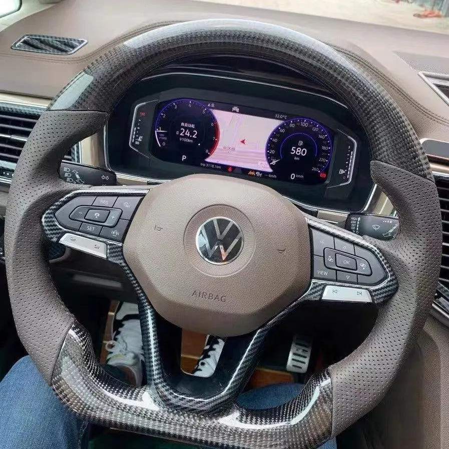 Ttd Craft Vw 2019-2025 Jetta Carbon Fiber Steering Wheel 1