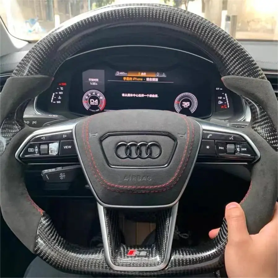 Ttd Craft Audi C8 2020+ A6 S6 Rs6 A7 S7 Carbon Fiber Steering Wheel 1