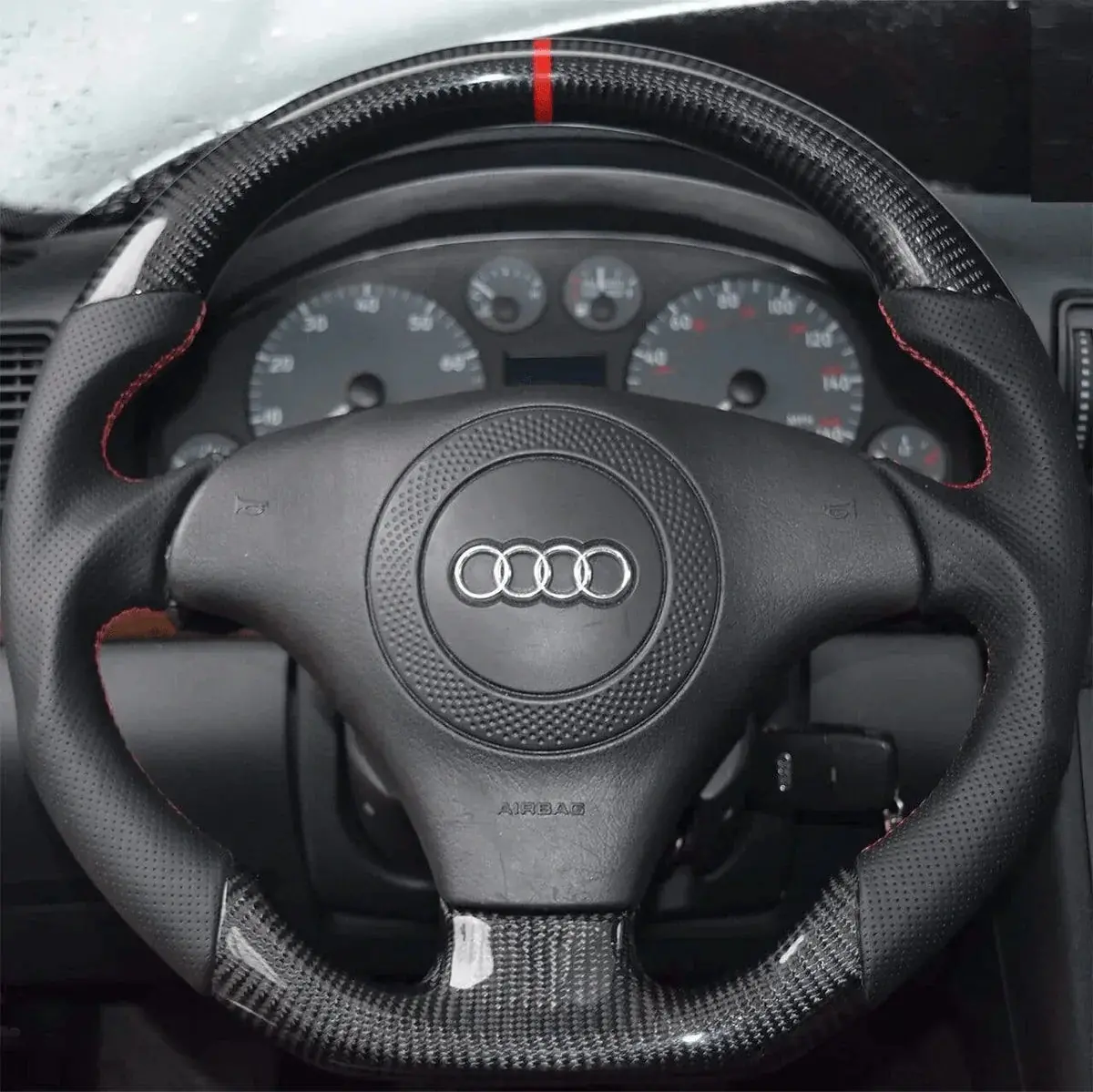 Ttd Craft Audi B6 A4 S4 Rs4 A6 S6 Rs6 Carbon Fiber Steering Wheel 1